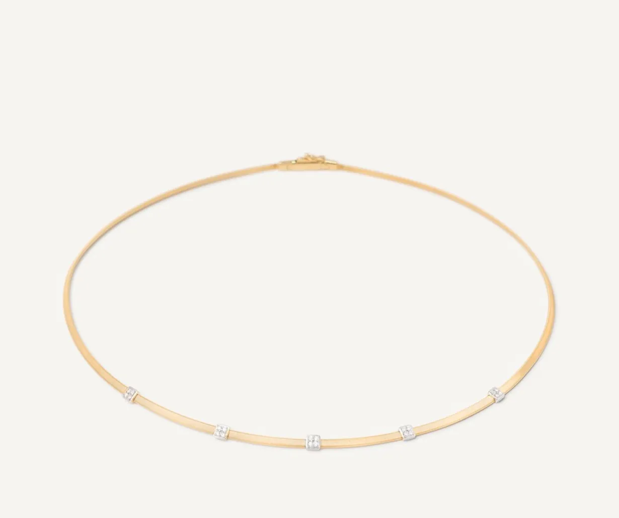 Marco Bicego Collier Fin Avec Diamants Fashion