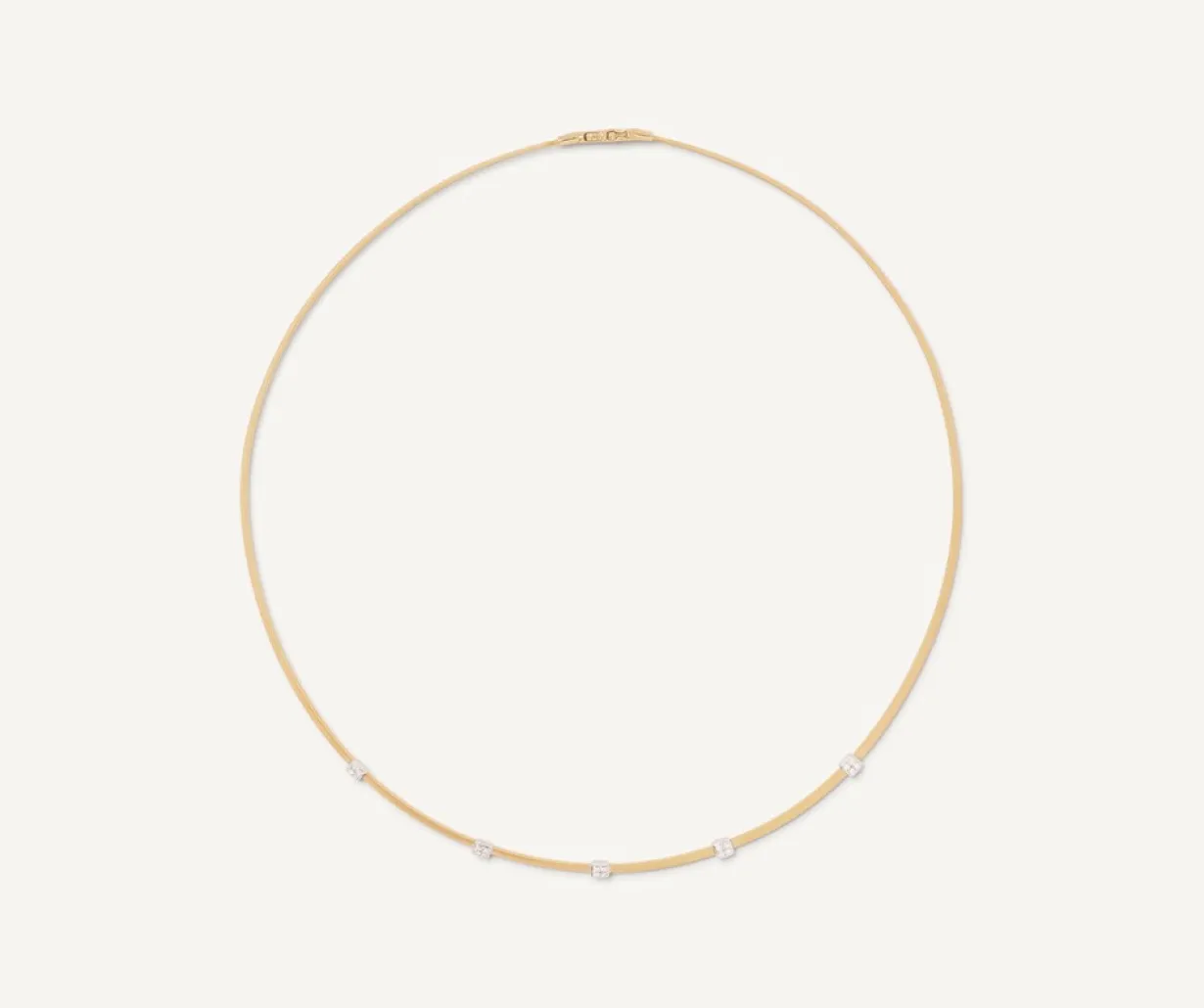 Marco Bicego Collier Fin Avec Diamants Fashion