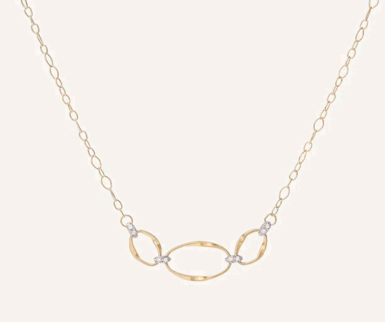 Marco Bicego Collier Leger Avec Diamants Best