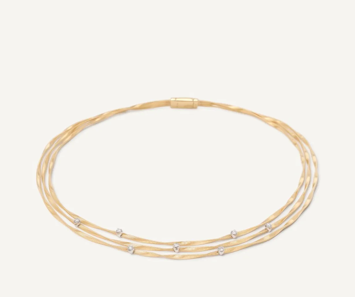 Marco Bicego Collier Multi-Rangs Avec Diamants Sale