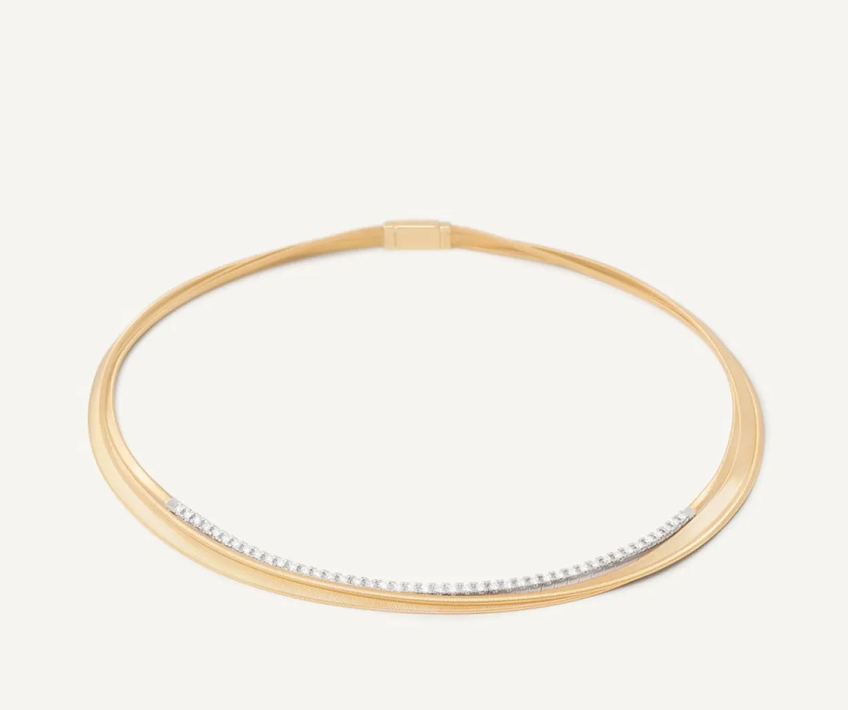 Marco Bicego Collier Multi-Rangs Avec Tennis De Diamants Cheap