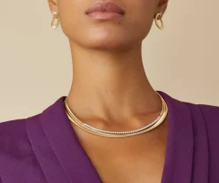 Marco Bicego Collier Multi-Rangs Avec Tennis De Diamants Cheap