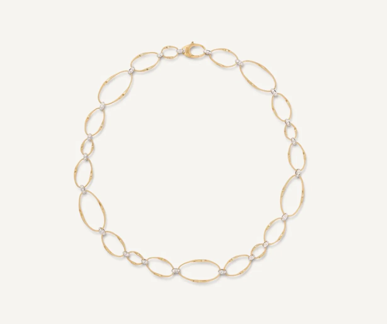 Marco Bicego Collier Plat Avec Diamants Sale