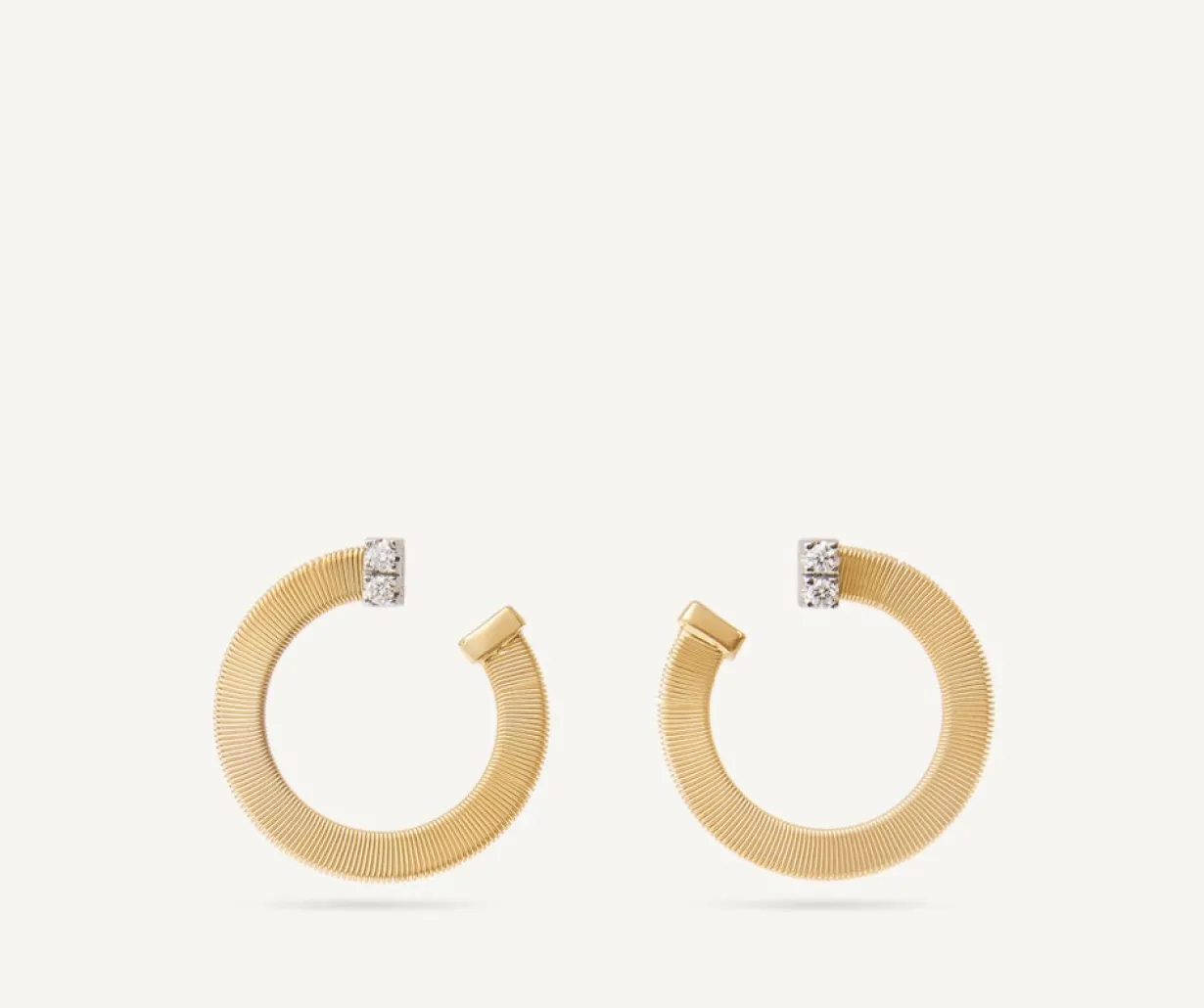Marco Bicego Creole Avec Diamants, Petit Modele Outlet