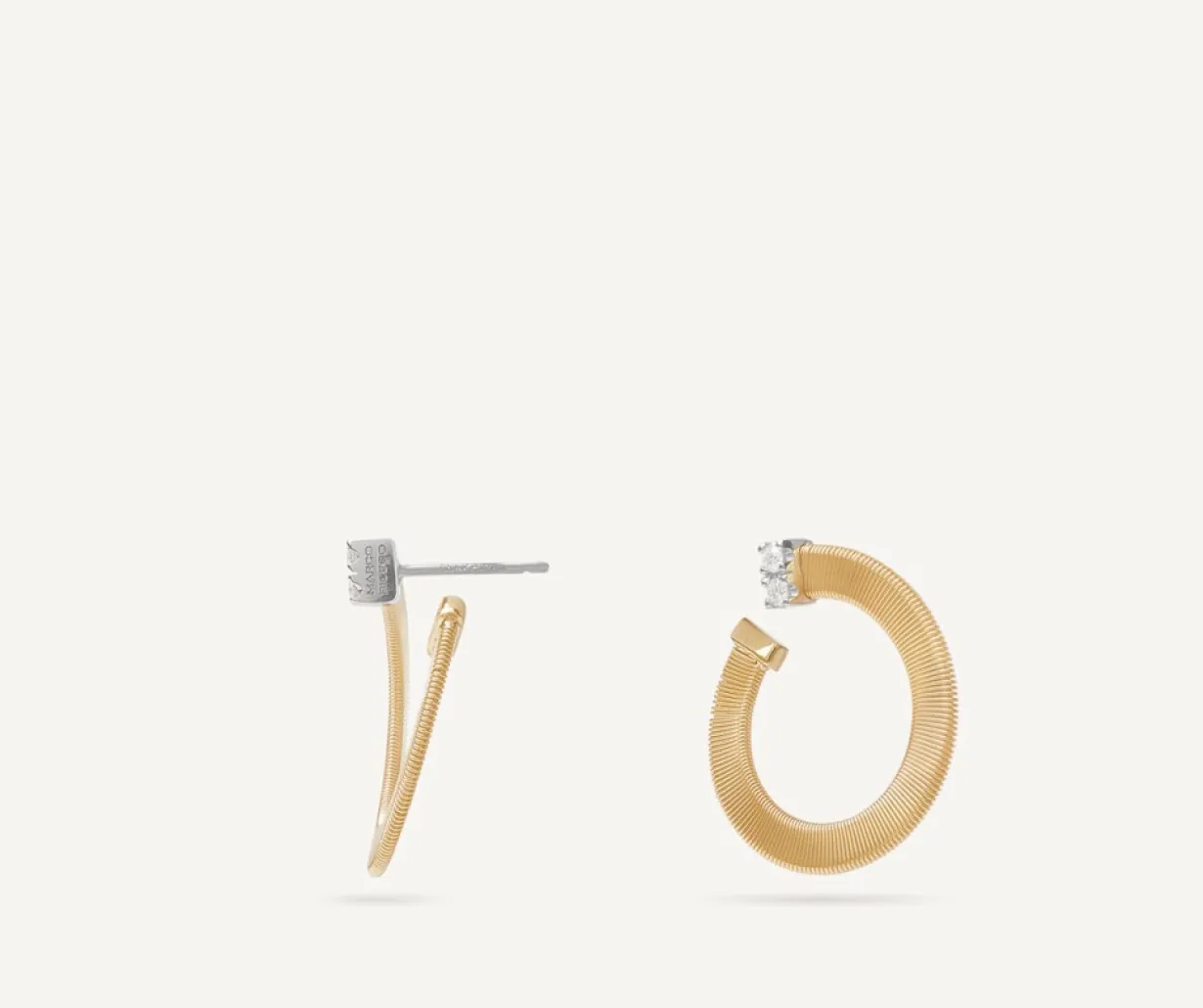 Marco Bicego Creole Avec Diamants, Petit Modele Outlet