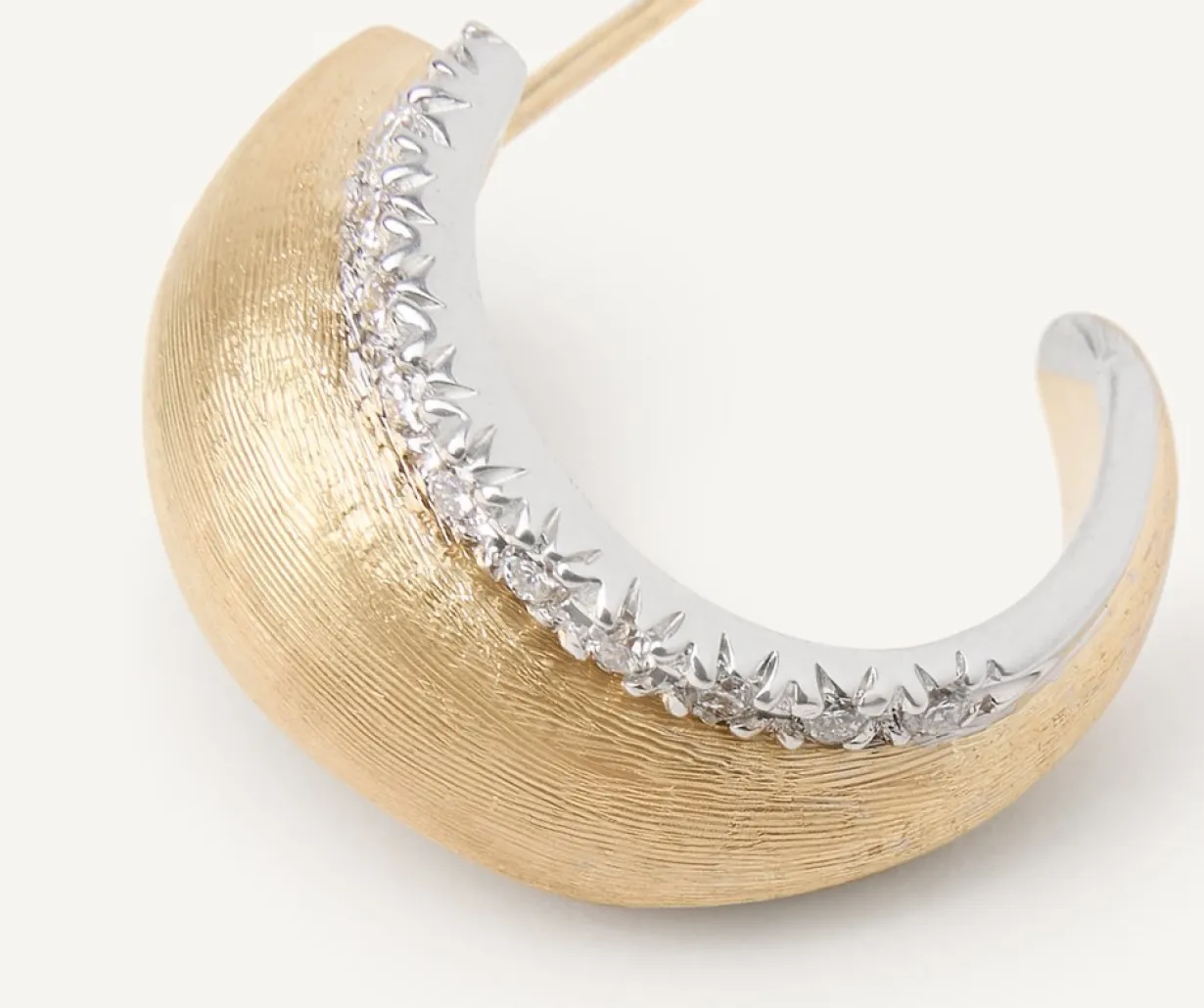 Marco Bicego Creole Avec Element De Diamants, Modele Mini Best Sale