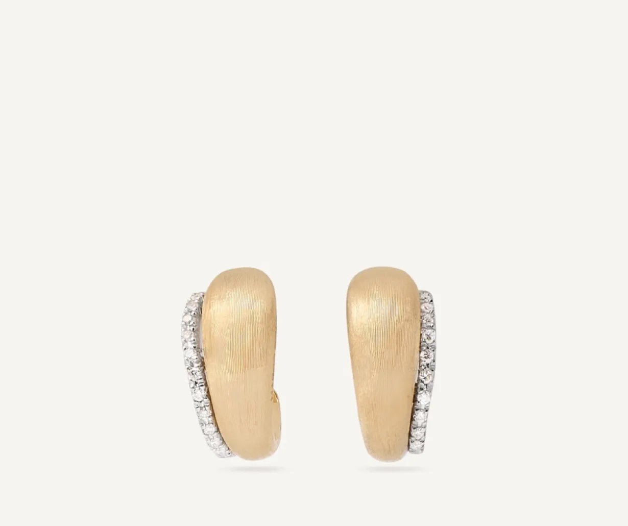 Marco Bicego Creole Avec Element De Diamants, Modele Mini Best Sale