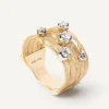 Marco Bicego Five Wire Ring With Diamonds, Couture Model Hot
