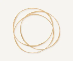Marco Bicego 18Kt Yellow Gold Three-Strand Bangle Clearance