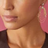 Marco Bicego Pendant D'Oreille Avec Elements Ovales Et Diamants, Grand Modele New