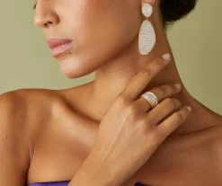 Marco Bicego Pendants D'Oreilles Convertibles Avec Pave De Diamants New
