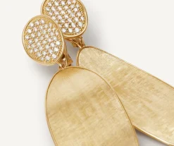 Marco Bicego Pendants D'Oreilles Convertibles Avec Pave De Diamants New