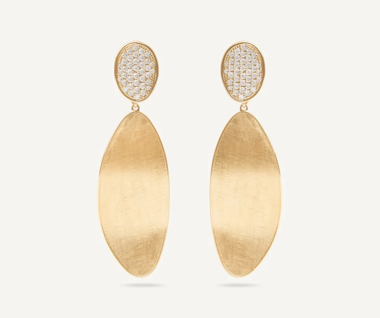 Marco Bicego Pendants D'Oreilles Convertibles Avec Pave De Diamants New