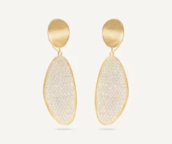 Marco Bicego Pendants D'Oreilles Convertibles Avec Pave De Diamants New