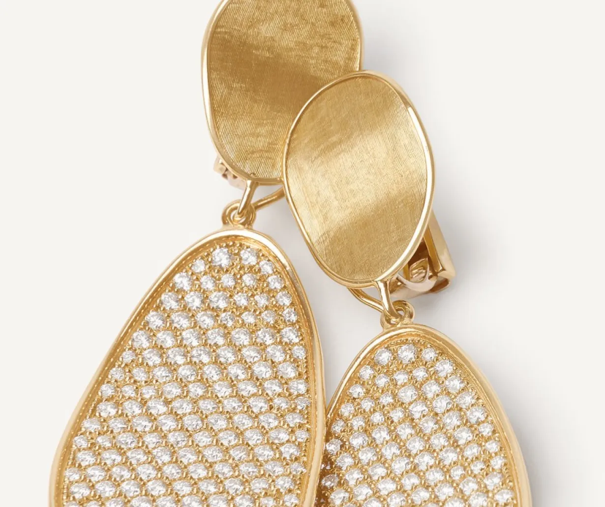 Marco Bicego Pendants D'Oreilles Convertibles Avec Pave De Diamants New
