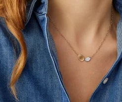 Marco Bicego Pendentif Avec Diamants Et Chaine Reglable, Modele Mini Best Sale