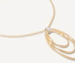 Marco Bicego Pendentif Avec Elements Ovales Et Diamants Best