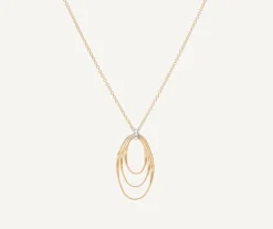 Marco Bicego Pendentif Avec Elements Ovales Et Diamants Best