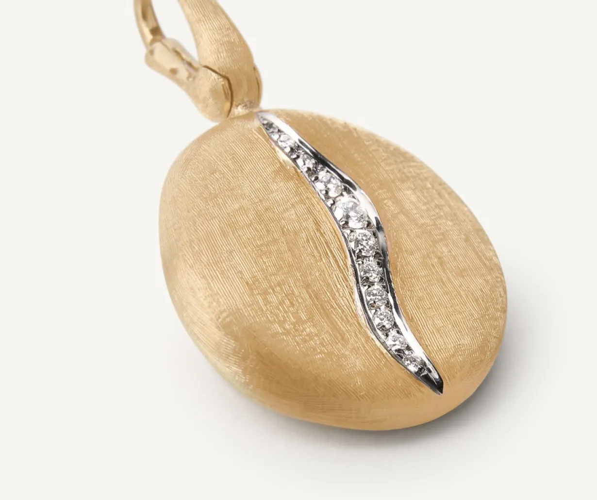 Marco Bicego Pendentif Irregulier Pave De Diamants, Petit Modele Cheap