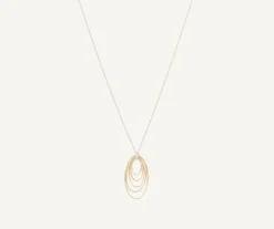 Marco Bicego Pendentif Long Avec Elements Ovales Et Diamants Cheap