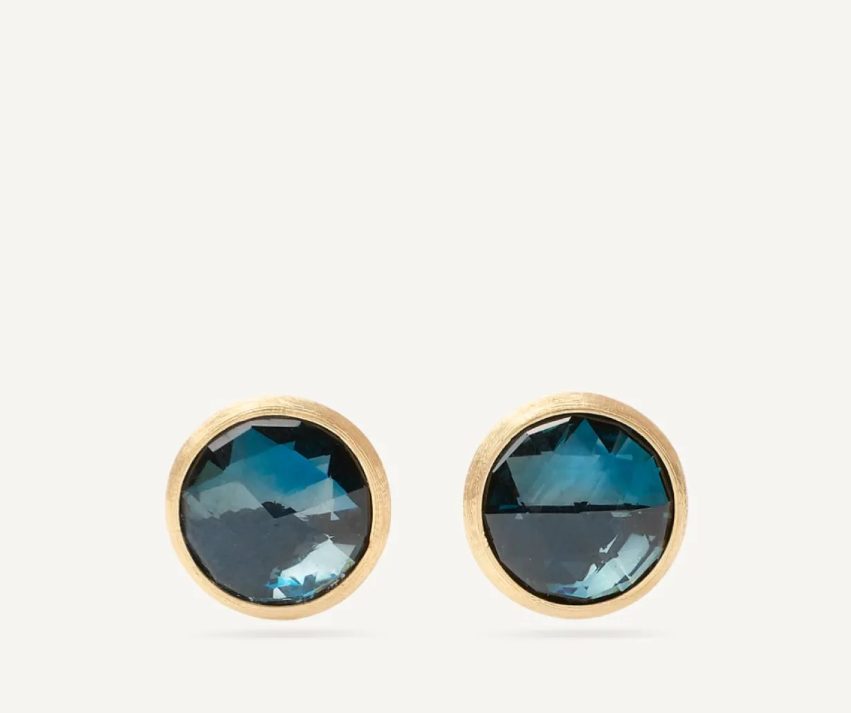 Marco Bicego Puce D'Oreille Avec Topaze Bleue De Londres, Grand Modele Store