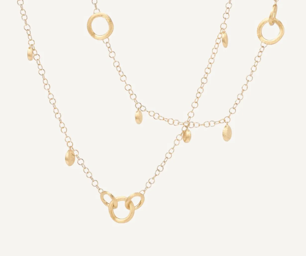 Marco Bicego Sautoir Avec Elements Ronds Et Pieces Outlet