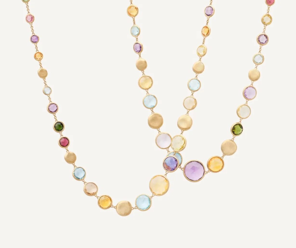Marco Bicego Sautoir Avec Pierres Multicolores Flash Sale