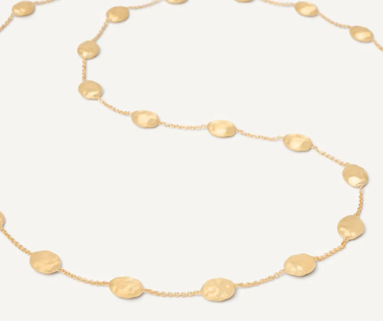 Marco Bicego Sautoir Long Avec Elements Ovales En Or Jaune Clearance